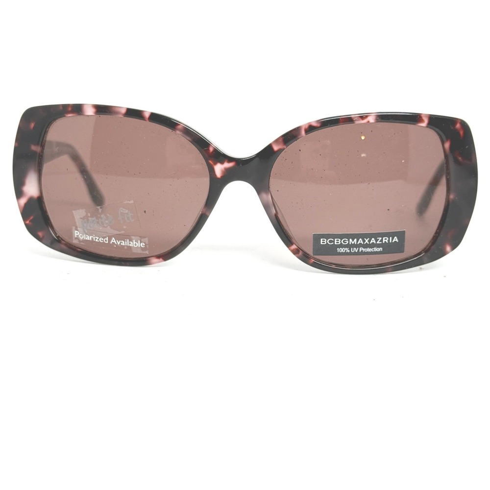 BCBGMAXAZRIA Diversion Burgundy Tortoise Women Sunglasses 100 UV 21213